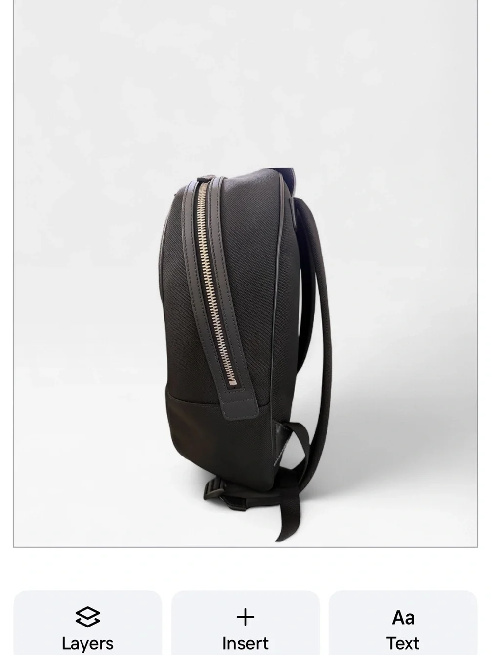 Gucci structured backpack